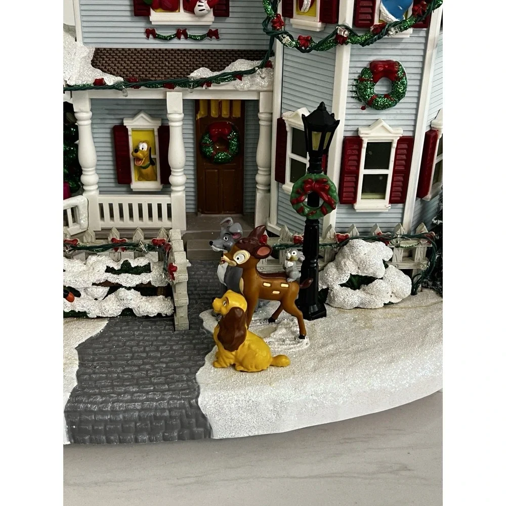 Disney Christmas Village‎ Animated Holiday House Lights Music Mickey And Friends